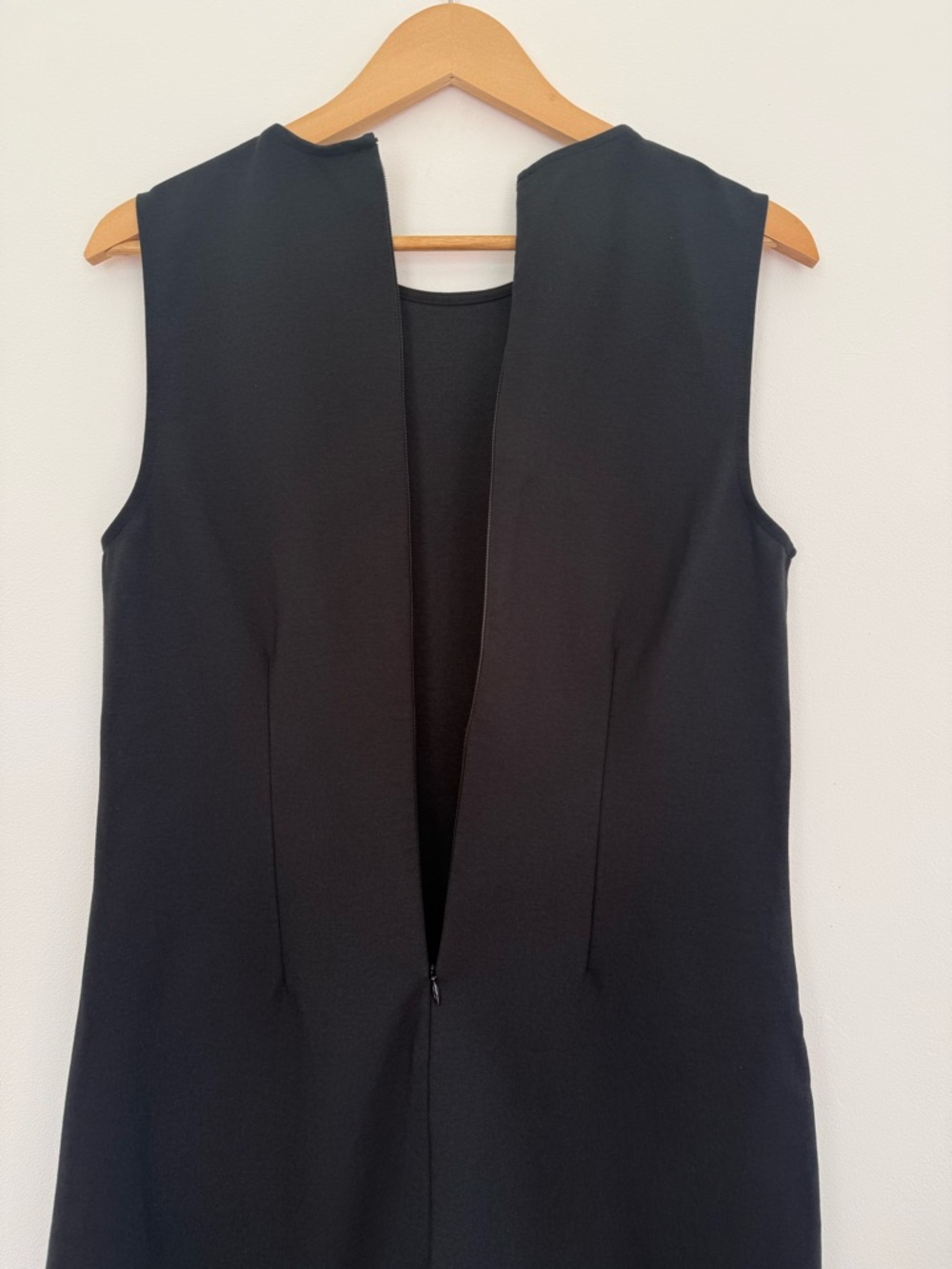 NWT Everlane The Dream ‘90s Shift Dress LBD Mini Sleeveless Stretchy Size L - Picture 6 of 13